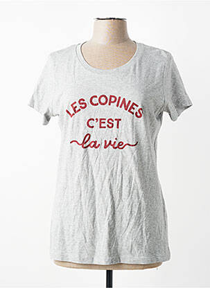 Tricou gri MONSIEUR TSHIRT femme