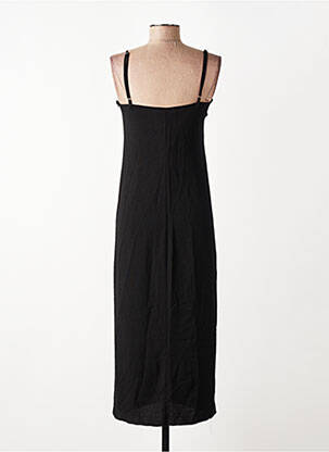 Rochie lungă negru MANGO femeie