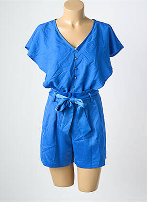 Salopetă scurtă albastru NAF NAF femme