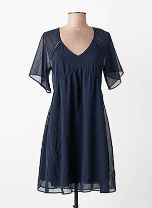 Rochie midi albastru NAF NAF femeie