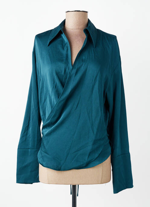 Chemisier verde MANGO femme