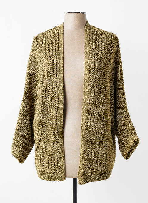 Vestă cu mâneci lungi verde VERO MODA femme