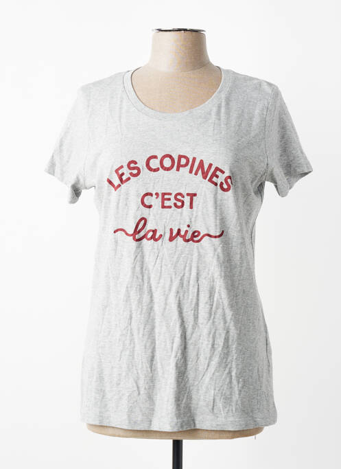 Tricou gri MONSIEUR TSHIRT femme