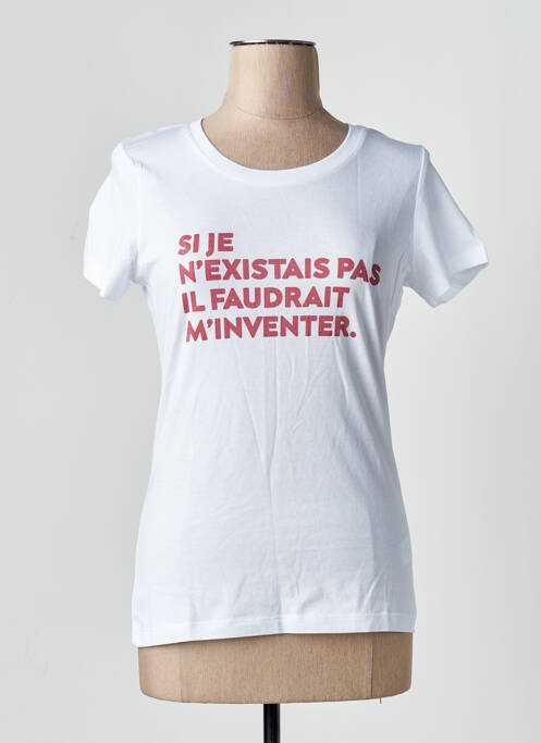 Tricou alb MONSIEUR TSHIRT femme