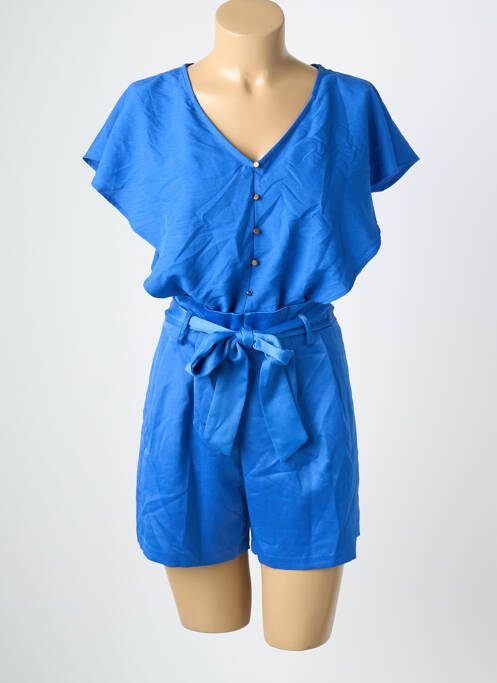 Salopetă scurtă albastru NAF NAF femme