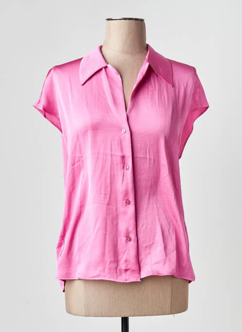 Cămașă cu mâneci scurte roz DIVERSE femme