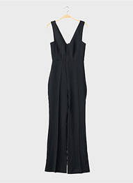Salopetă-pantalon negru MANGO femme