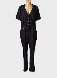 Salopetă-pantalon negru DIVERSE femme
