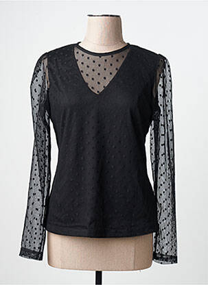 Top negru MORGAN femme