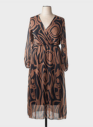 Rochie lungă negru ZABAIONE femeie