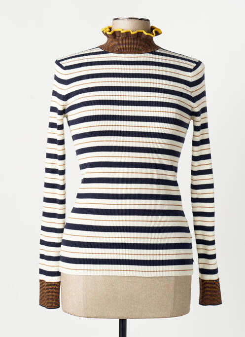 Pulover cu guler înalt bej SCOTCH & SODA femme