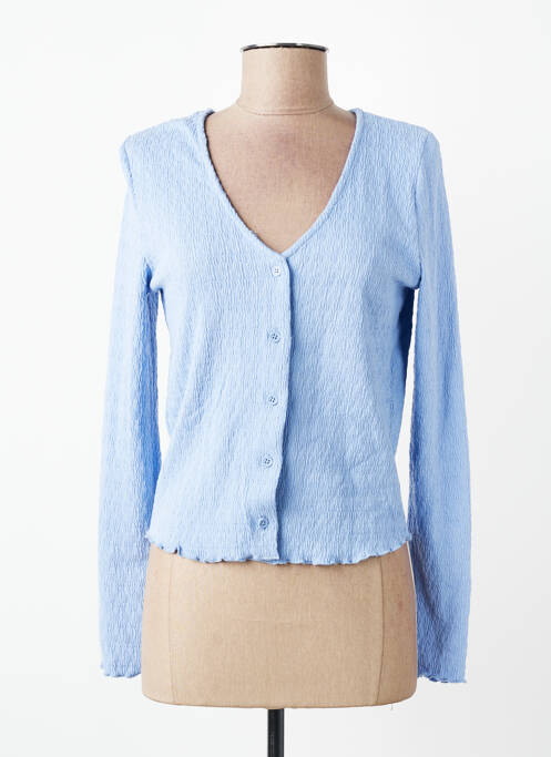 Vestă cu mâneci lungi albastru MANGO femme