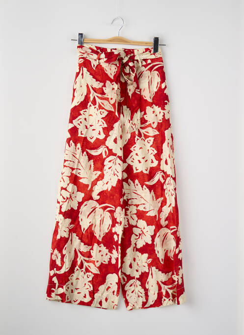 Pantalon larg roșu MANGO femme