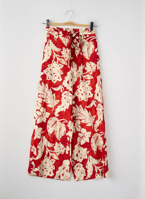Pantalon larg roșu MANGO femme