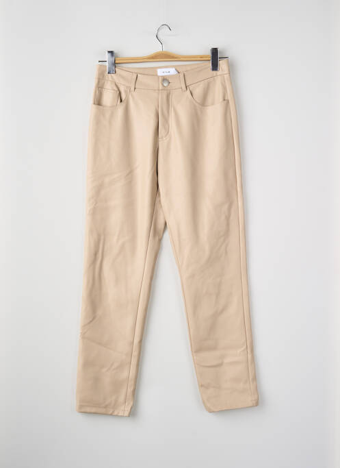Pantalon drept bej VILA femme