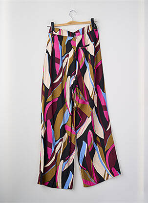 Pantalon larg alb PULZ femeie