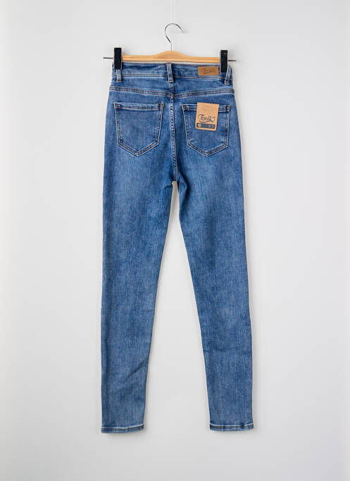 Blugi skinny albastru TOXIK3 femme