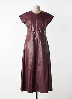 Rochie lungă roșu ASTRID BLACK LABEL femme