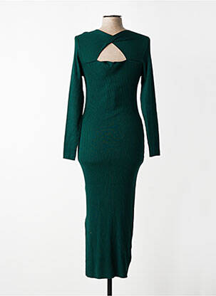 Rochie lungă verde MORGAN femeie