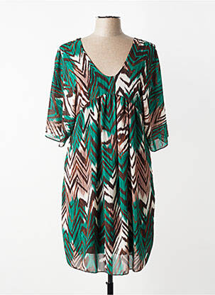Rochie midi verde TERRA DI SIENA femeie
