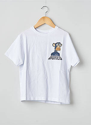 Tricou alb NAME IT băiat