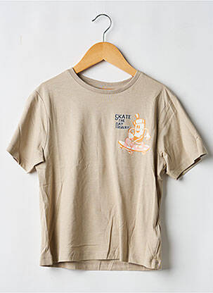 Tricou bej deschis NAME IT băiat