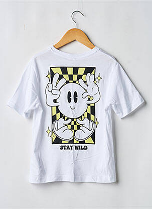 Tricou alb NAME IT băiat