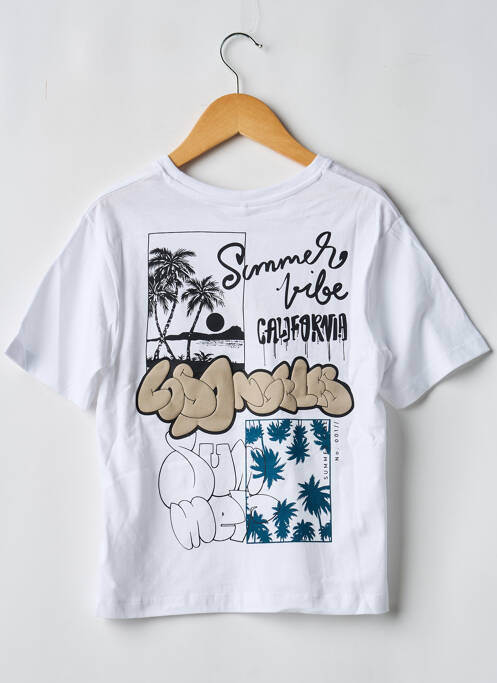 Tricou alb NAME IT garcon