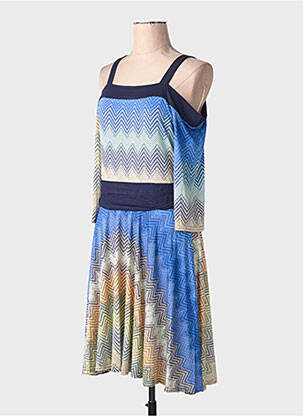 Rochie scurtă albastru MULTIPLES femeie