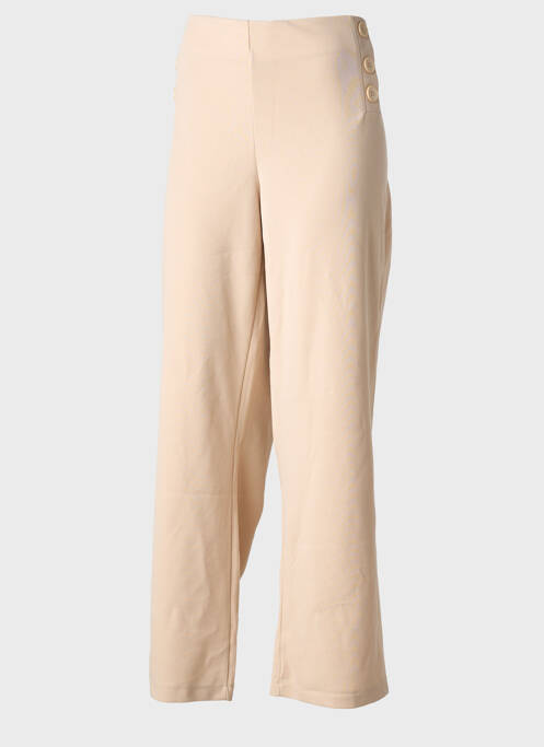 Pantalon drept bej MULTIPLES femme