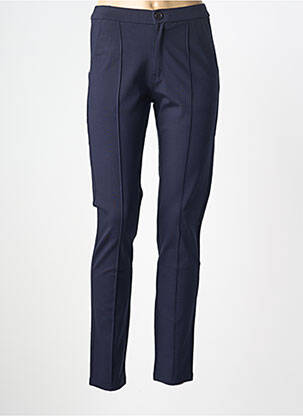 Pantalon slim albastru MULTIPLES femeie