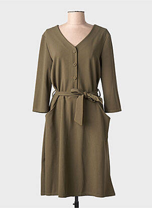 Rochie lungă kaki MULTIPLES femme