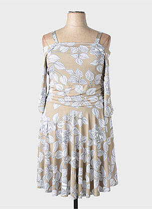 Rochie midi bej MULTIPLES femeie