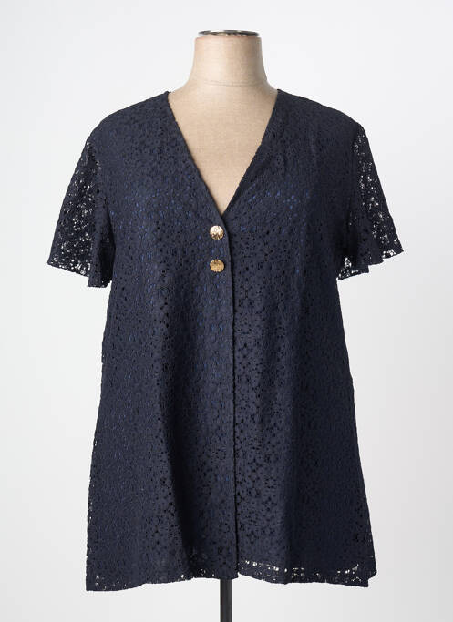 Vestă cu mâneci scurte albastru MULTIPLES femme