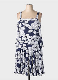 Rochie midi albastru MULTIPLES femeie