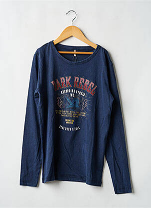 Tunică mâneci lungi albastru multicolor KIDS ONLY fille