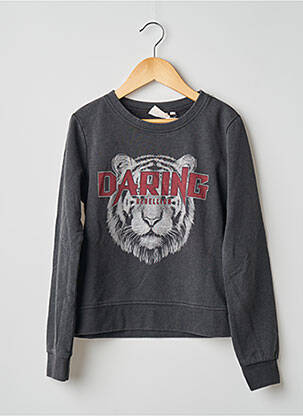 Hanorac negru multicolor KIDS ONLY fille