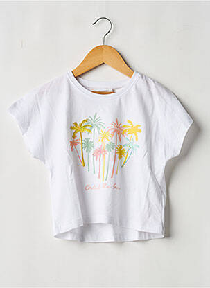 Tricou alb NAME IT fille