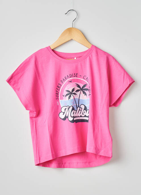 Tricou roșu multicolor NAME IT fille