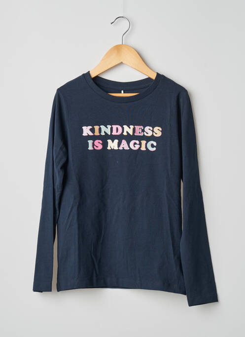 Tunică mâneci lungi bleumarin NAME IT fille