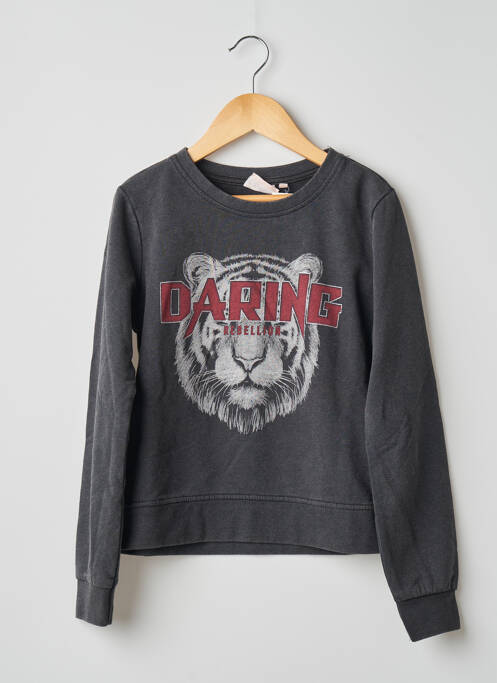 Hanorac negru multicolor KIDS ONLY fille