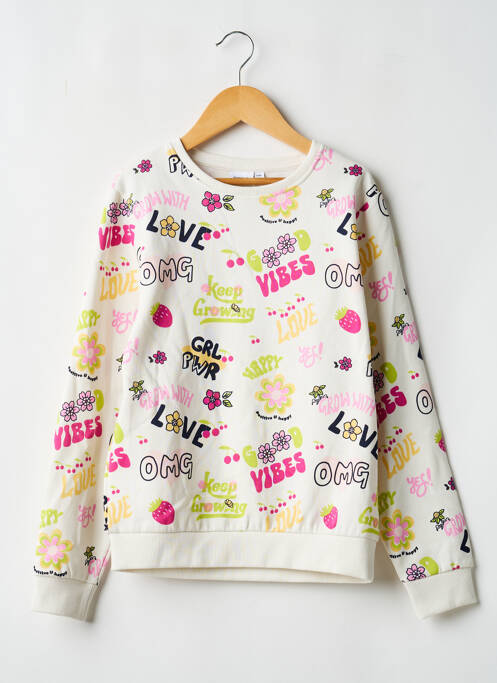 Hanorac gri deschis NAME IT fille