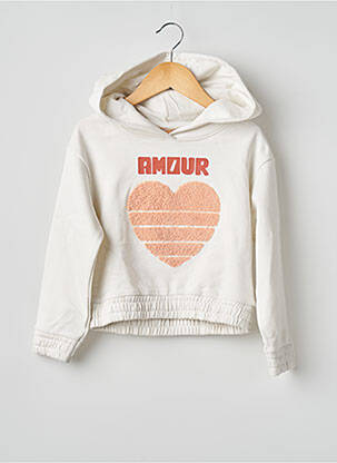 Hanorac gri deschis NAME IT fille