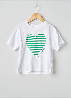 Tricou alb NAME IT fată
