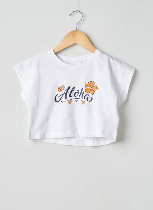 Tricou alb NAME IT fille