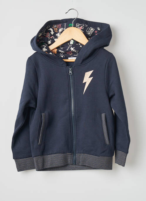 Vestă cu mâneci lungi bleumarin NAME IT fille