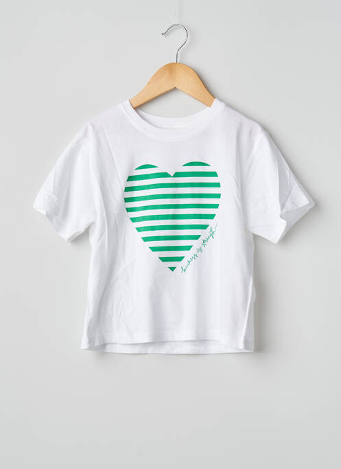 Tricou alb NAME IT fille