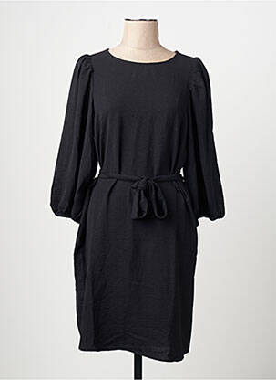 Rochie midi mâneci lungi mâneci lungi negru VILA femeie