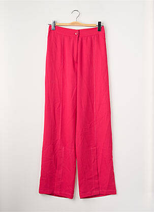 Pantalon larg roz AMELIE & AMELIE femeie