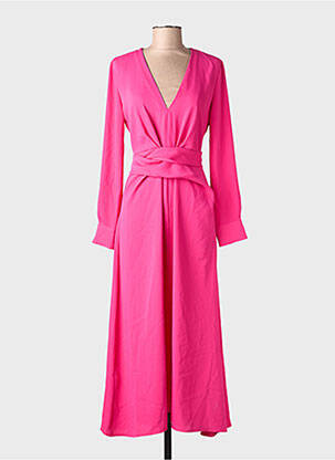 Rochie lungă roz MANGO femeie